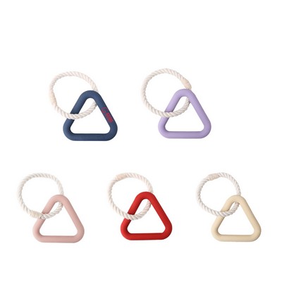 Pet Gnawing Toy Pull Ring Triangle