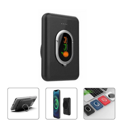 5000mAh Magnetic Suction Wireless Power Bank