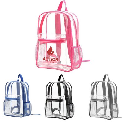 Multi-Function PVC Transparent Backpack