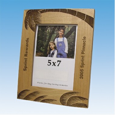 7-1/2"x9-1/2" Alderwood Flat Photo Frame (Screened)