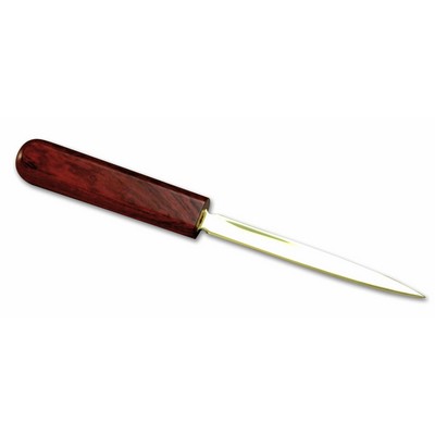 Rosewood & Leather Letter Opener