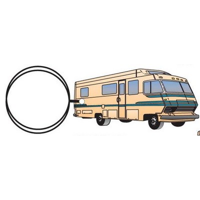 Recreational Vehicle Executive Keychain w/Mirrored Back (12 Square Inch)