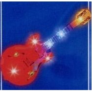 LED Light-up Red Guitar Magnet Pin