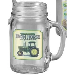 John Deere Logo Famous Quote Nothing Runs Like A Deere Drinking Mug