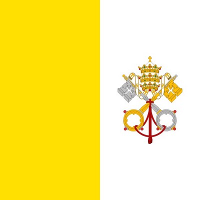 Deluxe Crown™ Outdoor Papal/ Vatican Flag (5'X8')