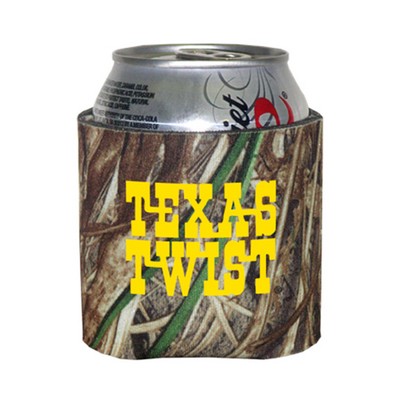 Mossy Oak or Realtree Camo Premium Collapsible Foam 8 Oz Mini Can Insulators