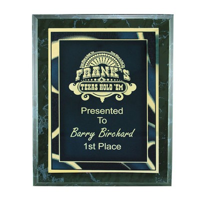 Black Marble Finish Plaque (8"x10")