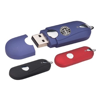 16 GB Flow Flash Drive w/Keychain