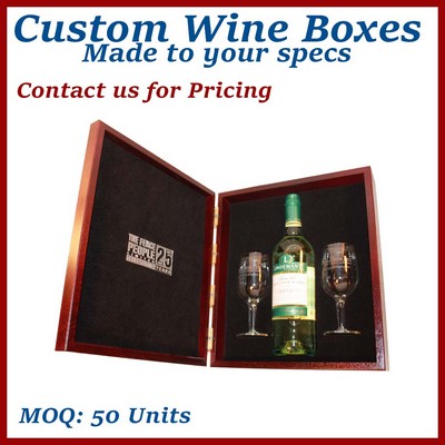 Custom Executive Presentation Wooden Box / Presentation Case - made to order, low minimums