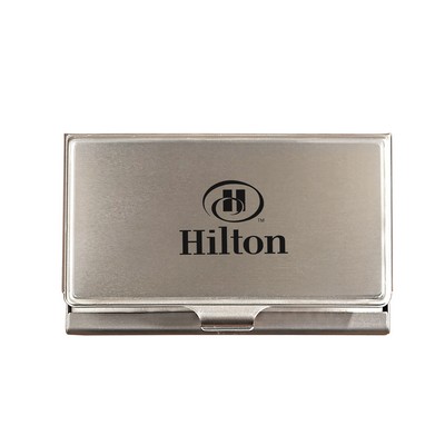 Metal Card Case w/Matte Finish