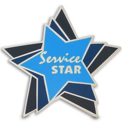 Service Star Lapel Pin