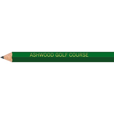 Golf Green Hexagon Golf Pencils