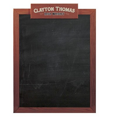 23x30 Oak Frame Wall Chalkboard w/Header