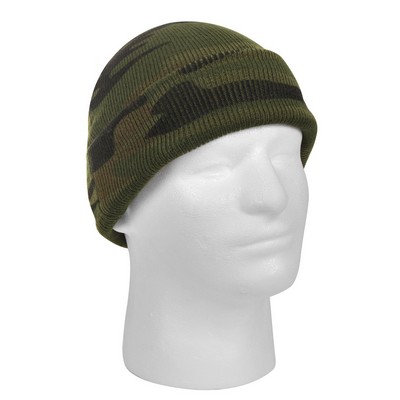 Woodland Camouflage Deluxe Watch Cap