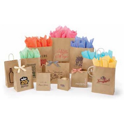 Recycled Natural Kraft Paper Shopping Bag (12"x 7"x 17")