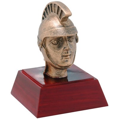 Spartan/Trojan Resin Award - 4" Tall