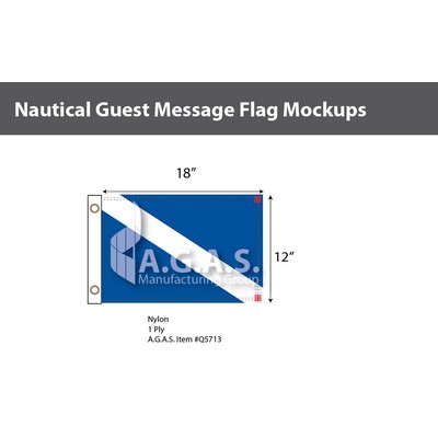 Guest Deluxe Flags 12x18 inch