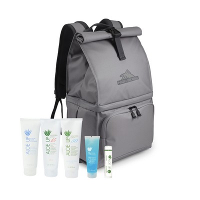 Backpack Cooler with White Collection