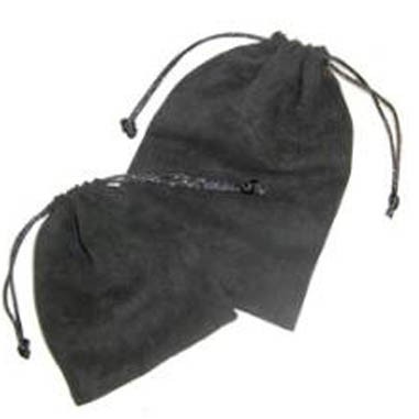 Faux Suede Pouch