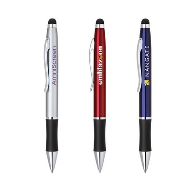 Stylus-425 Twist Action Ballpoint Pen w/Rubber Grip