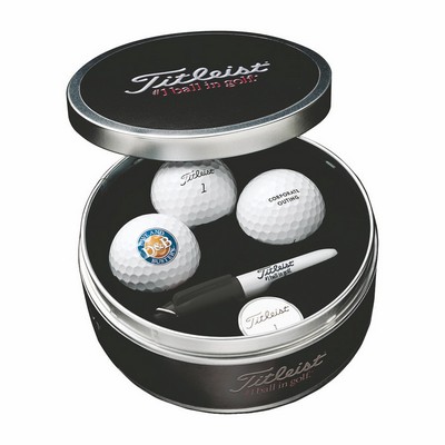 Titleist® 3-Ball Tin with Stock Lid