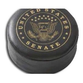 Full Grain Leather Presidential Coaster Holder