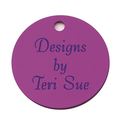 Small Round Pet / ID Tag (3/4" Diameter)