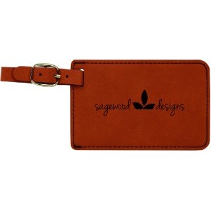 Rawhide Leatherette Luggage Tag (4.25" x 2.75")