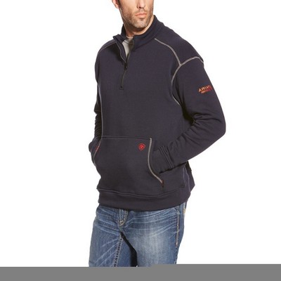 FR Polartec® ¼ Zip Fleece Navy Pullover