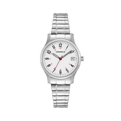 Caravelle Ladies Stainless Steel Bracelet Watch