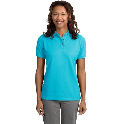 Port Authority® Ladies' Heavyweight Cotton Pique Polo Shirt