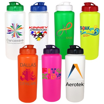 32 Oz. Sports Bottle w/Flip Top Cap (Full Color Digital)