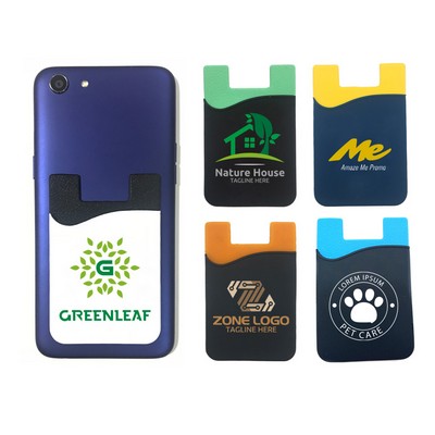 Two-Tone Silicone Phone Wallet