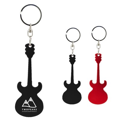 Guitar Bottle Opener Keychain