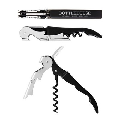 Truetap™ Double Hinged Corkscrew with Straight Edge Foil Cutter