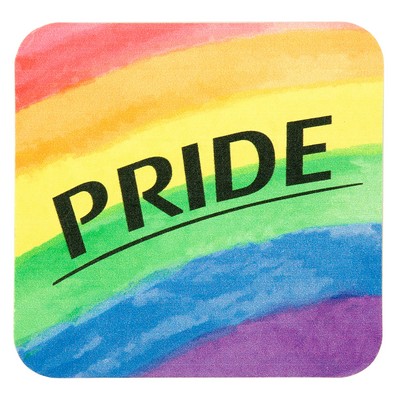 Full Color Process 60 Point Pride Pulp Board Coaster