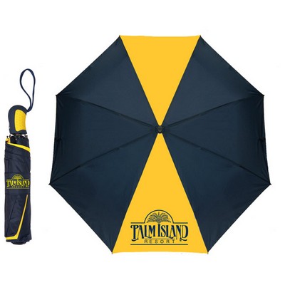 The Spirit Deluxe Two Tone Auto Open Umbrella