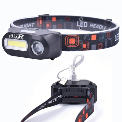 2000mAh Rechargeable Head LED Lamp w/Elastic Strap (Shorter Prod Time)