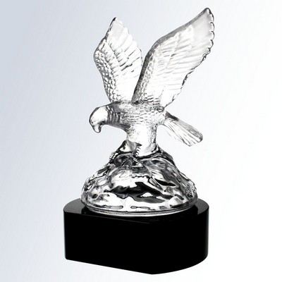 Soaring Eagle w/Black Crystal Base Award