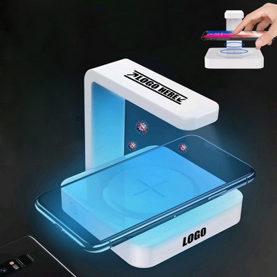 UVC Sanitizer Lamp w/Wireless Charger