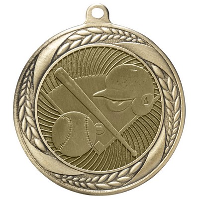 Laurel Wreath Baseball Medal