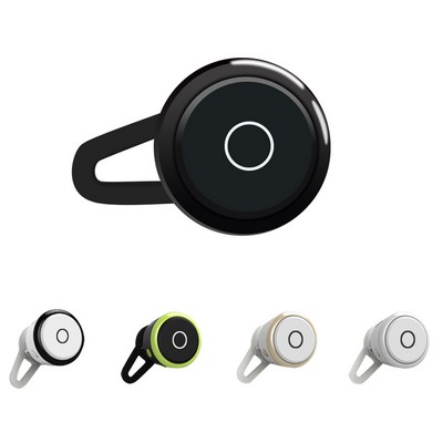 Compact Wireless Headset Round Shape