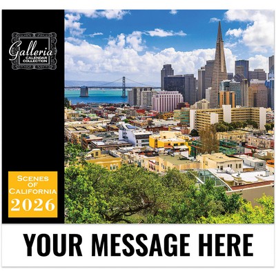 Galleria Wall Calendar 2026 Scenes of California