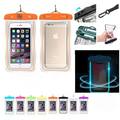 Universal Luminous Waterproof Case With Neck Strap