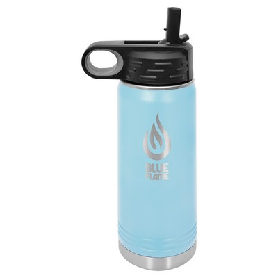 20 Oz. Light Blue Polar Camel Water Bottle