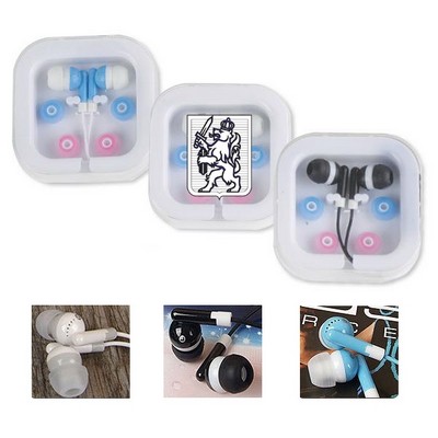 Earbuds in Acrylic Case