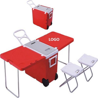 Outdoor Picnic Cooler Folding Cooler Table Sets Cooler Box