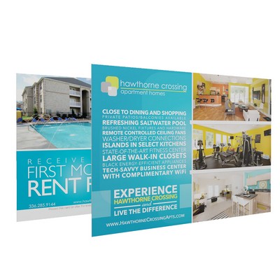 2.875" x 8.75" - Waterproof EndurACE Flyers - Full Color 2 Sides