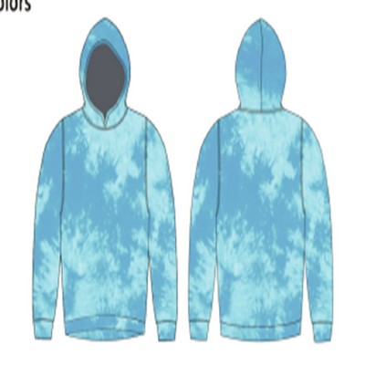 Unisex and Kids' Full Sublimation 140G Mesh Long Sleeve Hooded T-Shirt