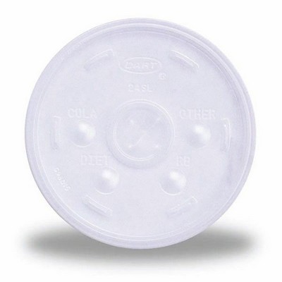 Straw-Slotted Lid, 24 Oz. Foam Cup